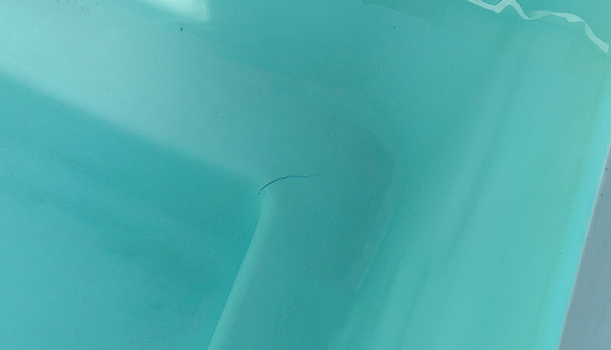 Chantier d’expertise : fissures sur coque polyester
