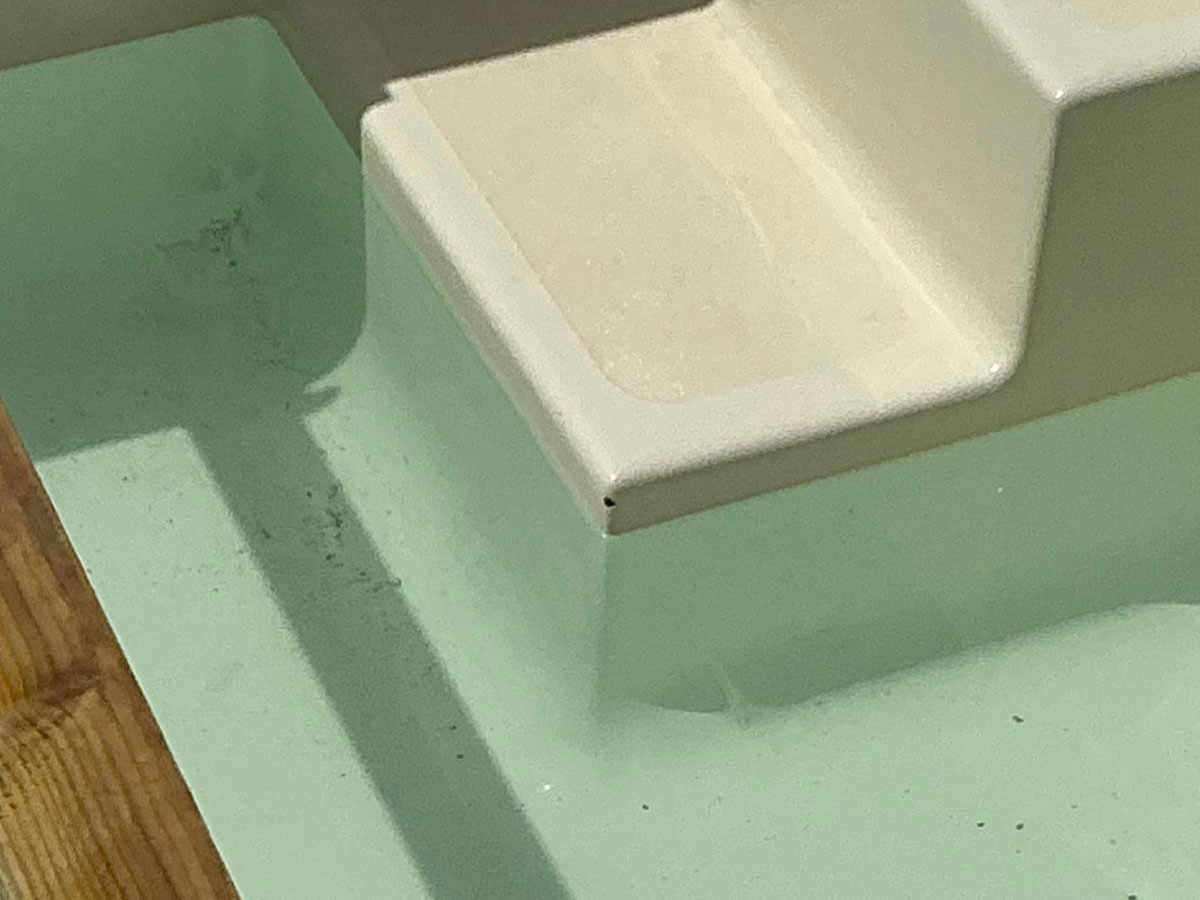 Réparation de fissure sur piscine coque - étape 2